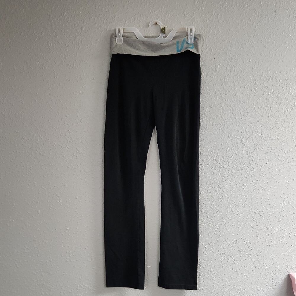 Victoria's Secret Black and Gray Leggings